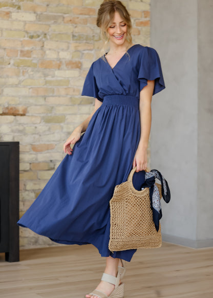 Montie Flutter Sleeve Maxi Dress - FINAL SALE