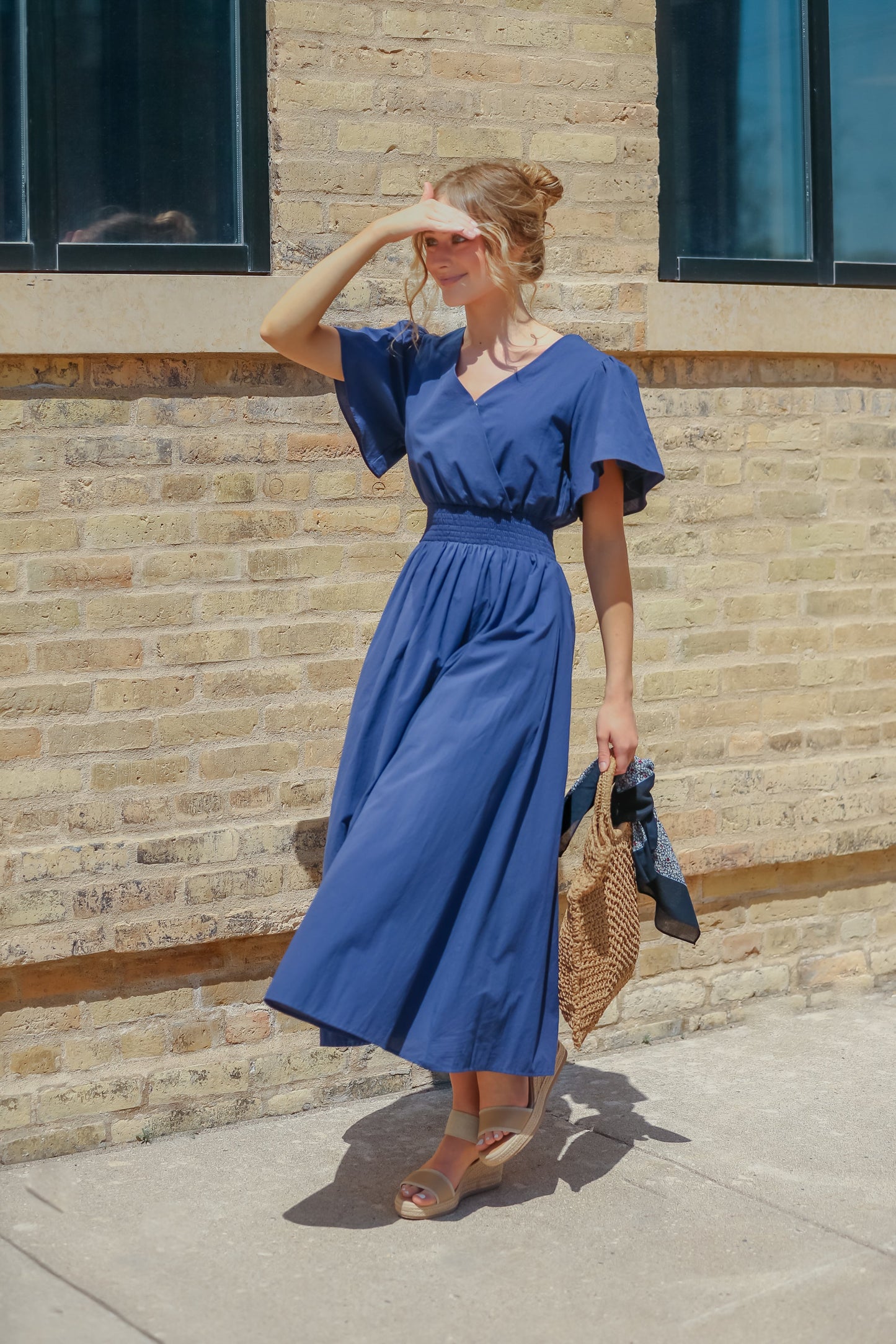 Montie Flutter Sleeve Maxi Dress - FINAL SALE