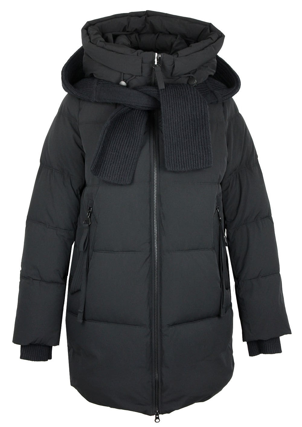 Double-hooded Insulated Bio-Down Coat