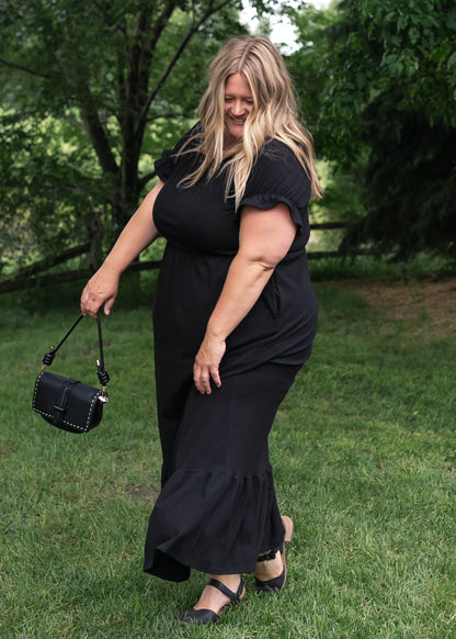 Amy Puff Sleeve Maxi Dress