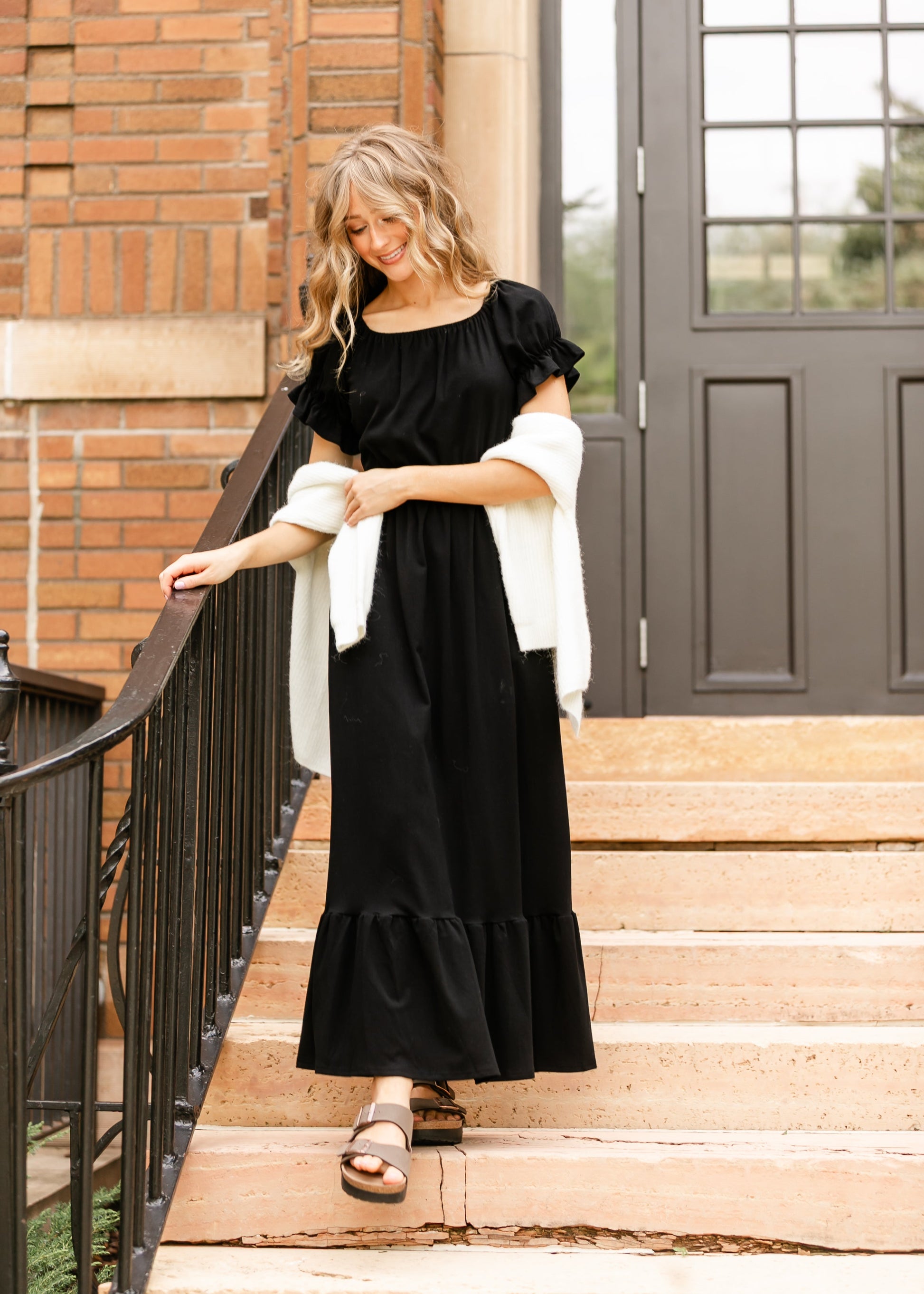 Amy Puff Sleeve Maxi Dress