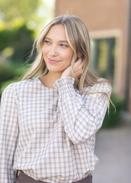 Blake Cinched Sleeve Blouse