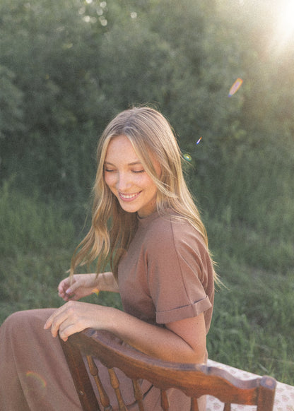 Casey Cap Sleeve Midi Dress