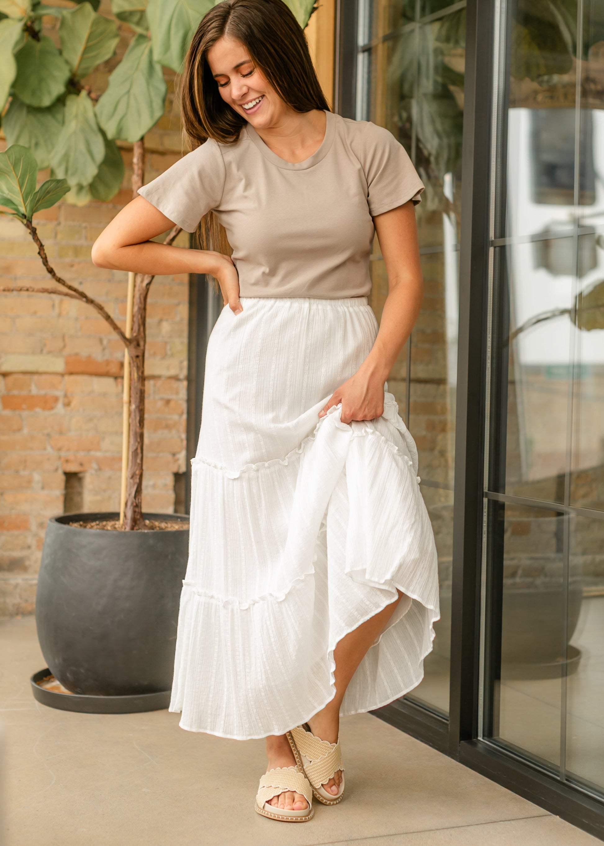 Essential Flutter Sleeve Top