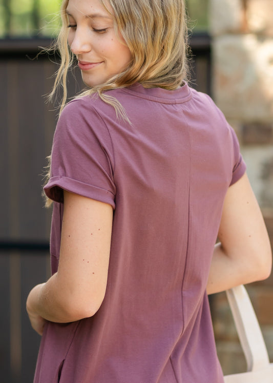 Finley V-neck T-shirt Dress