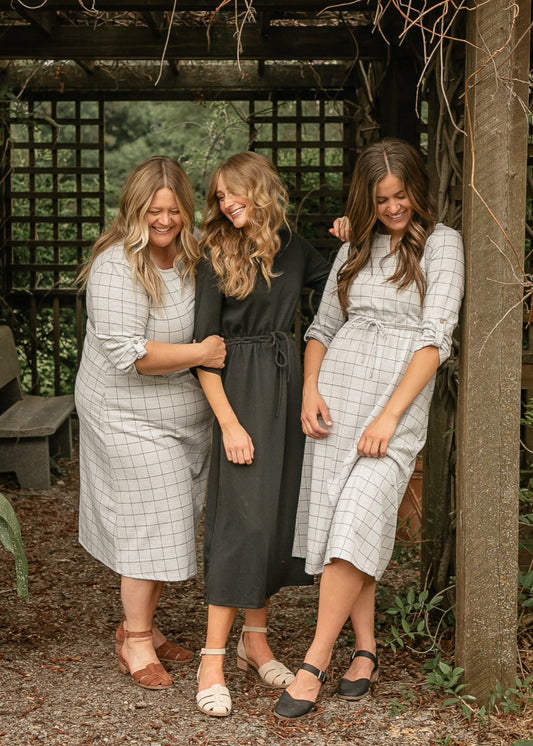 Monica Tie Waist Midi Dress