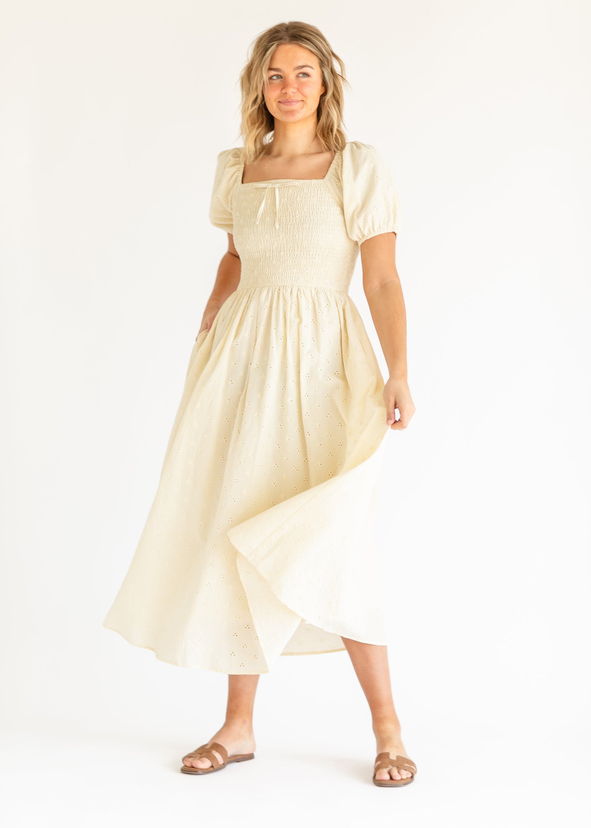 Rayna Eyelet Maxi Dress - FINAL SALE
