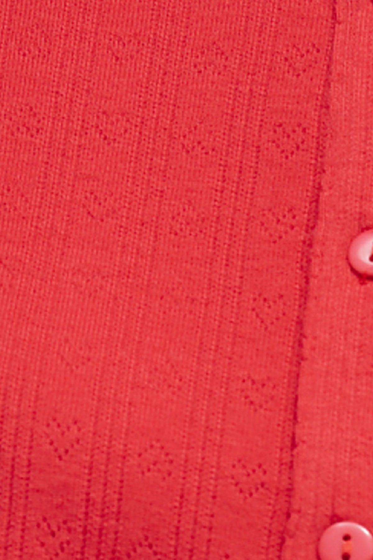 Red Heart Shaped Pointelle Drawstring Shorts - FINAL SALE