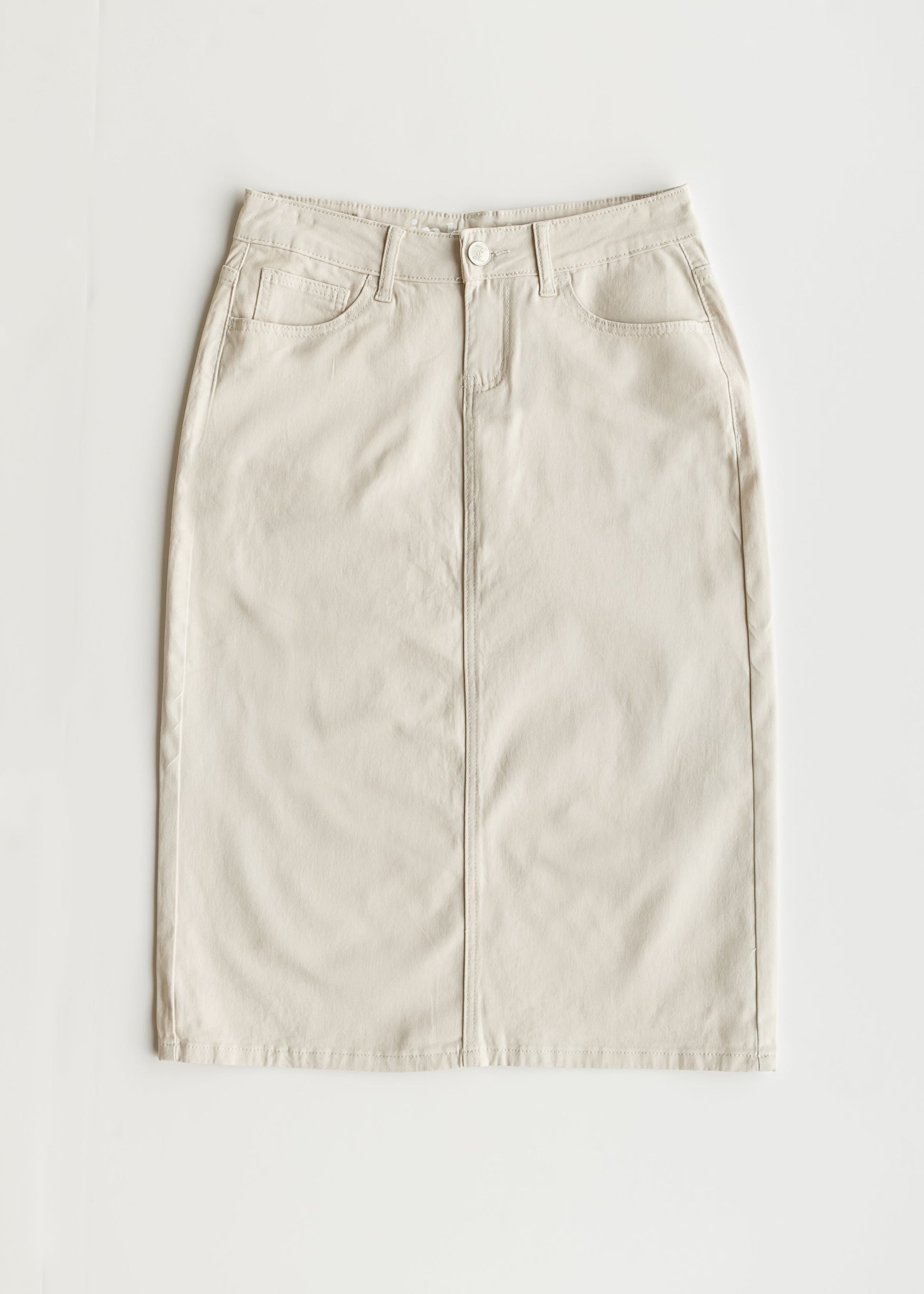 Remi Cloud Denim Midi Skirt