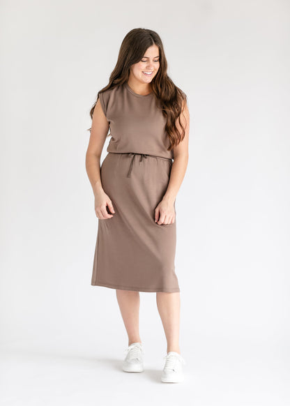 Sami Knit Midi Dress - FINAL SALE Nutshell Brown