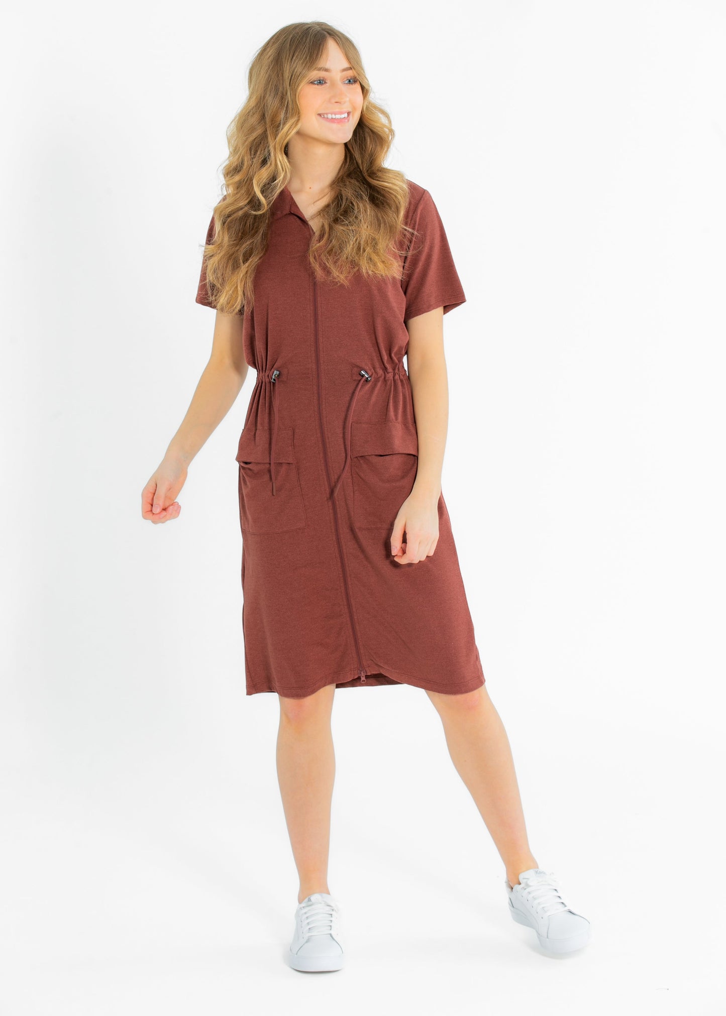 Scout Athletic Midi Dress Rosewood