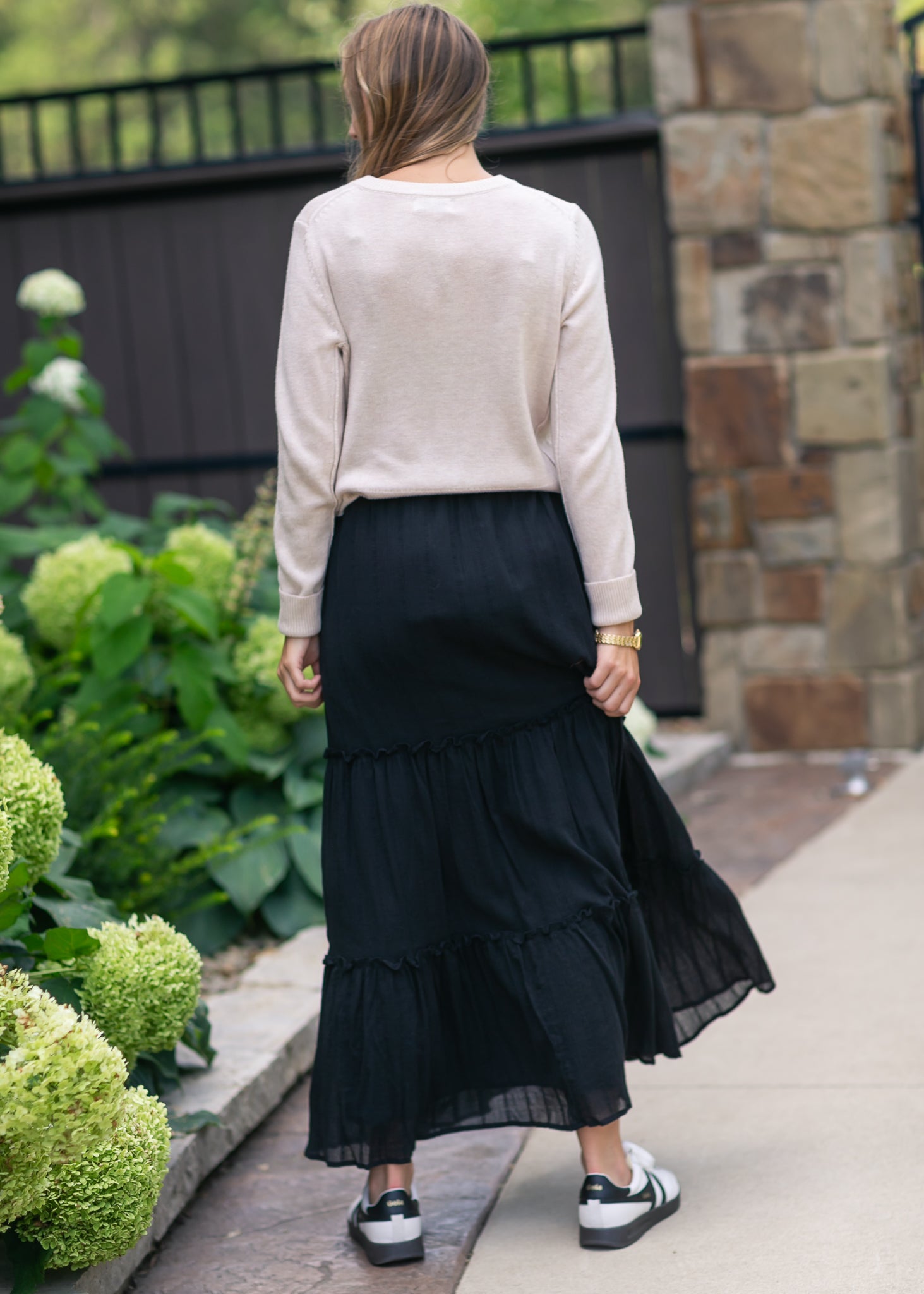 Serena Cotton Gauze Maxi Skirt