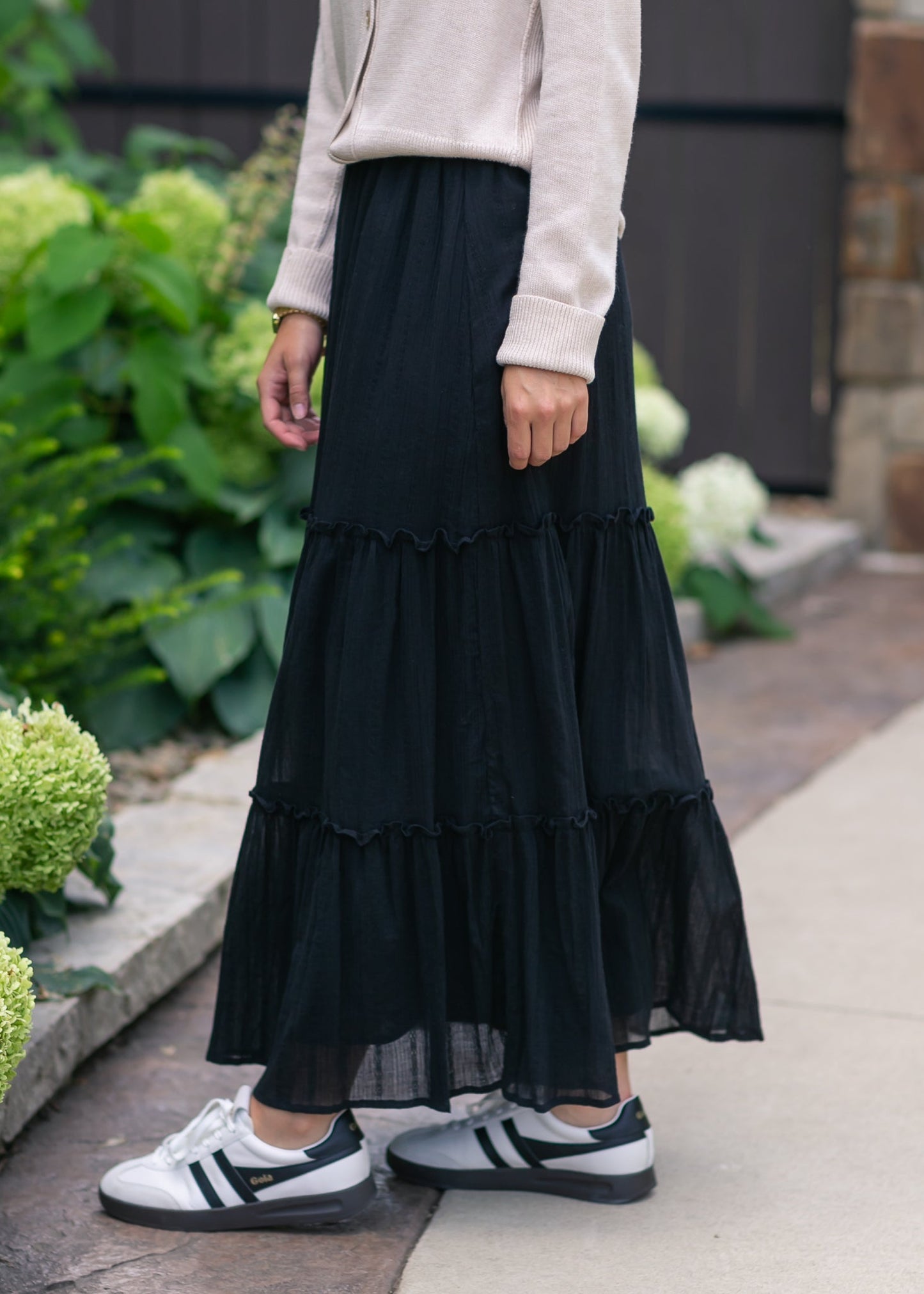 Serena Cotton Gauze Maxi Skirt