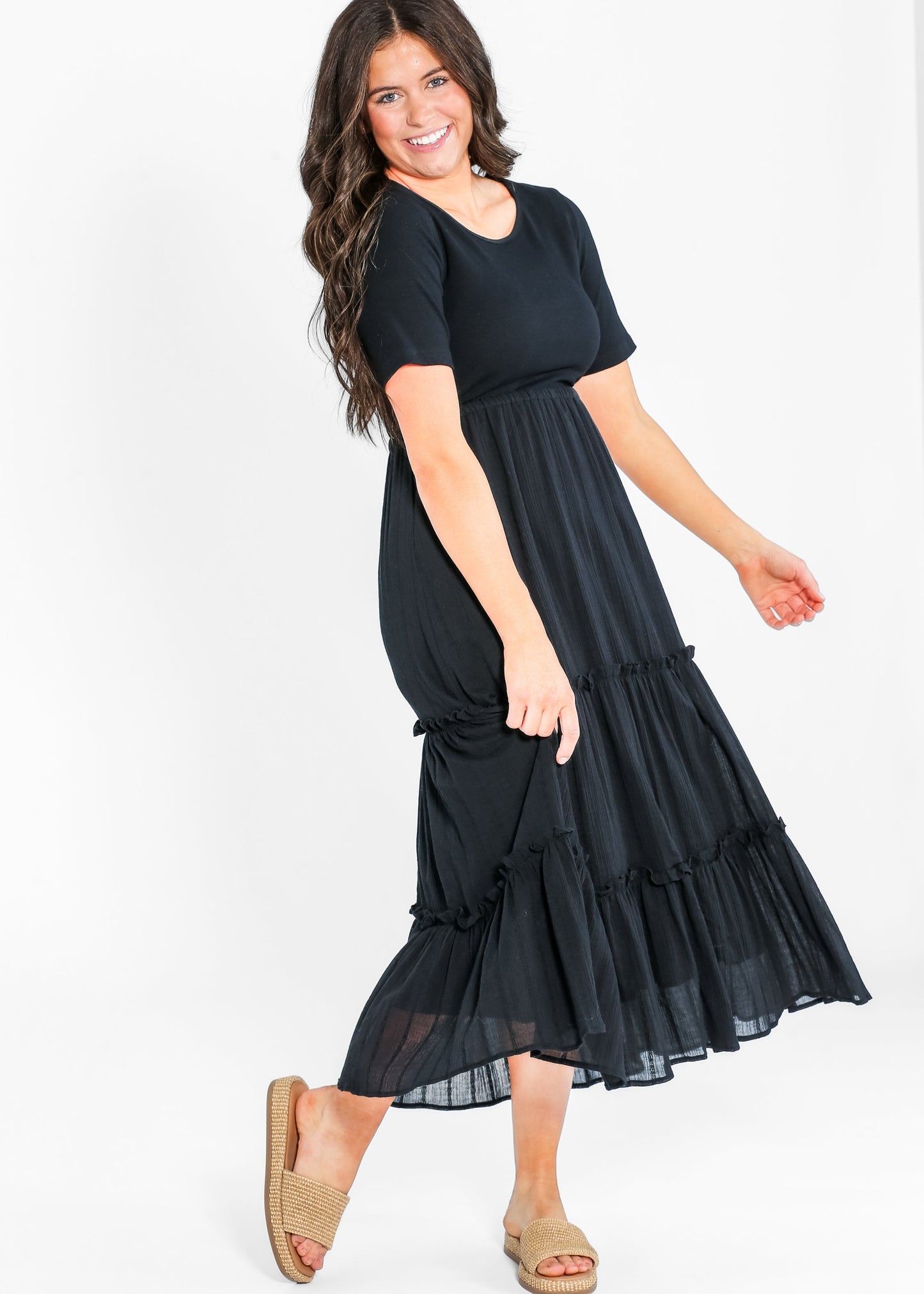 Serena Eyelet Maxi Dress - FINAL SALE