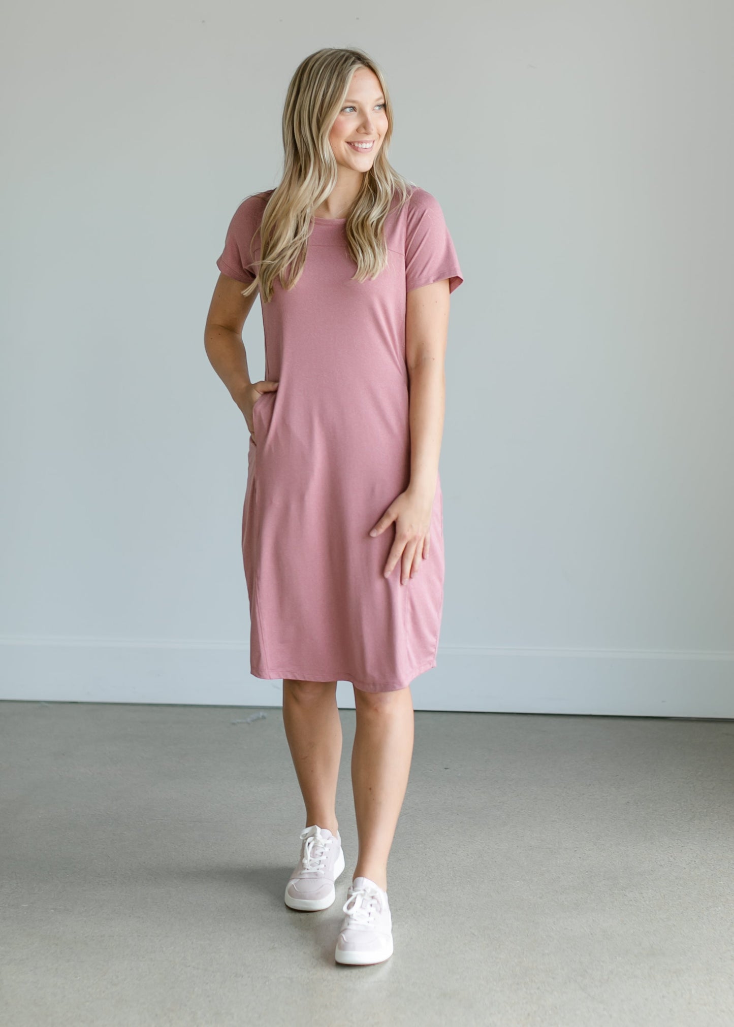 Simona Midi Sport Dress Mauve