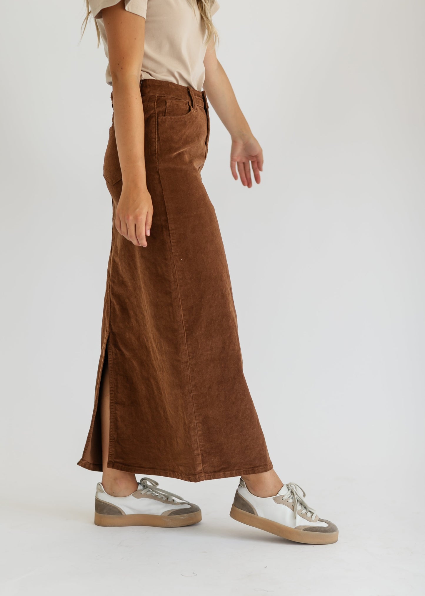 Stella Denim Maxi Skirt