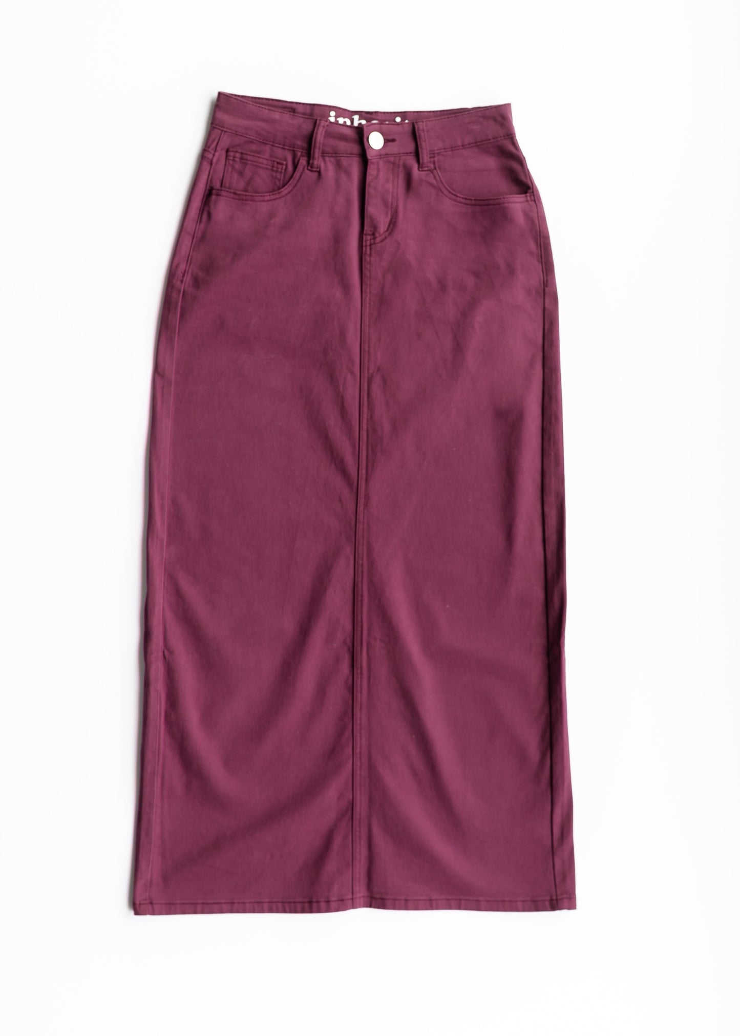 Stella Denim Maxi Skirt Orchid