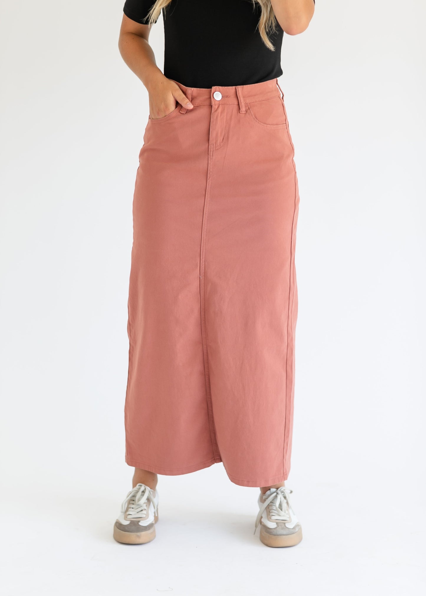 Stella Denim Maxi Skirt Sienna