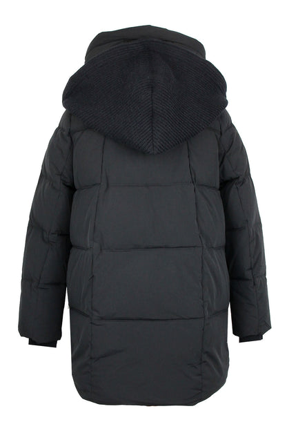 Double-hooded Insulated Bio-Down Coat