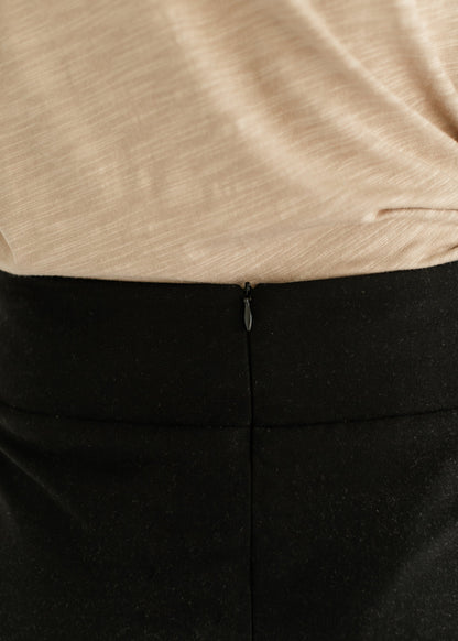 Wanda Classic Pencil Midi Skirt