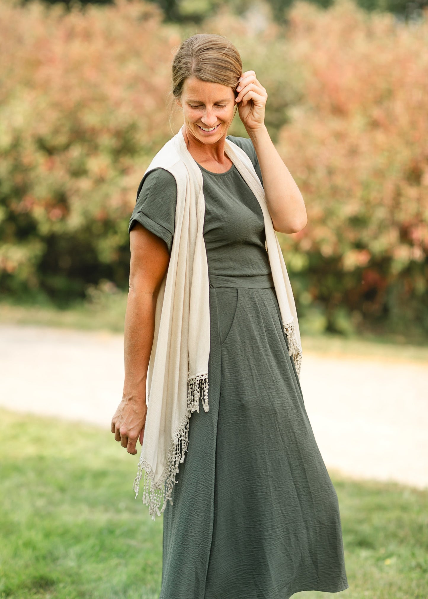 Winslet Tasseled Sleeveless Cardigan - FINAL SALE