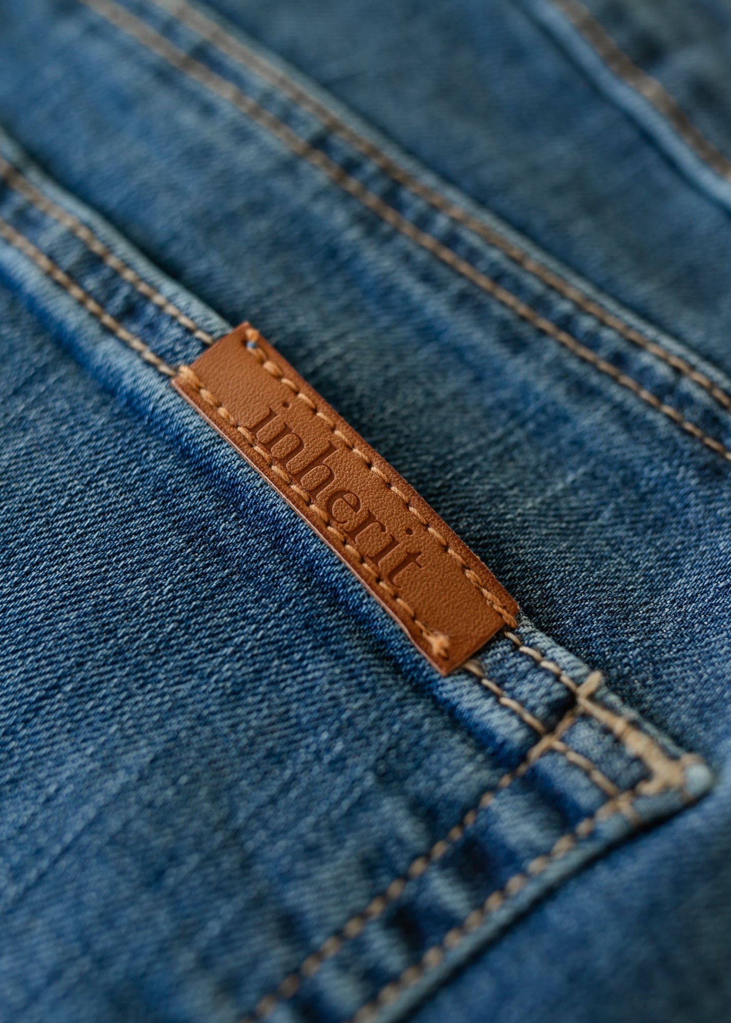 Zana Front Button Denim Midi Skirt